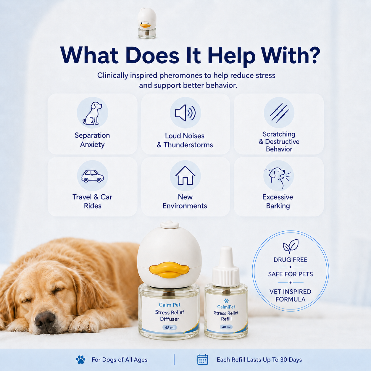 CalmiPet Stress Relief Diffuser