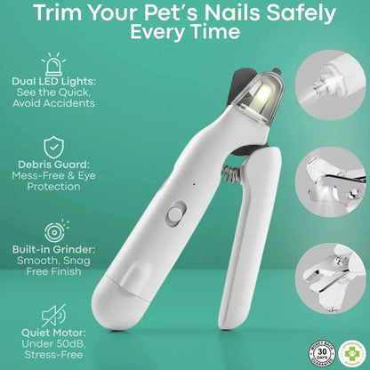 2-in-1 Pet Nail Clipper & Grinder